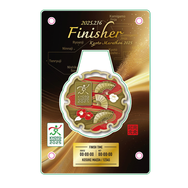 ☆新品未使用☆京都マラソン2025 完走メダル 大阪マラソン2024 完走